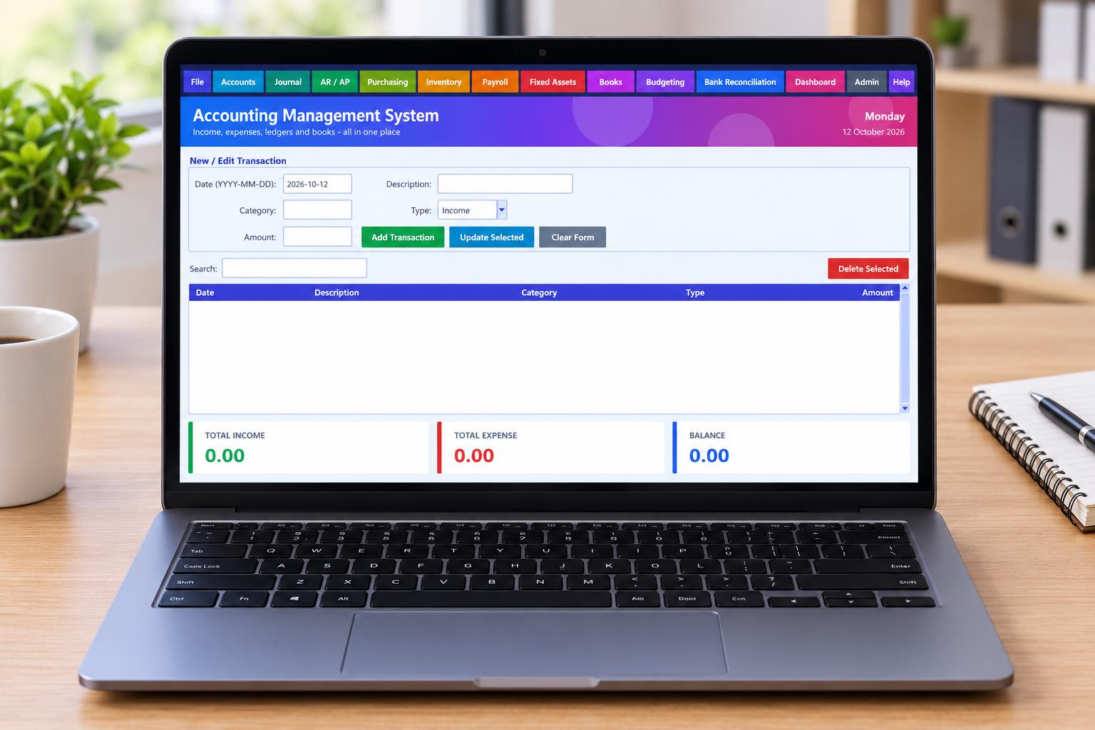 Accounting Management System Application